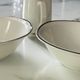 Small milk jug and porcelain bowls Schirnding Bavaria