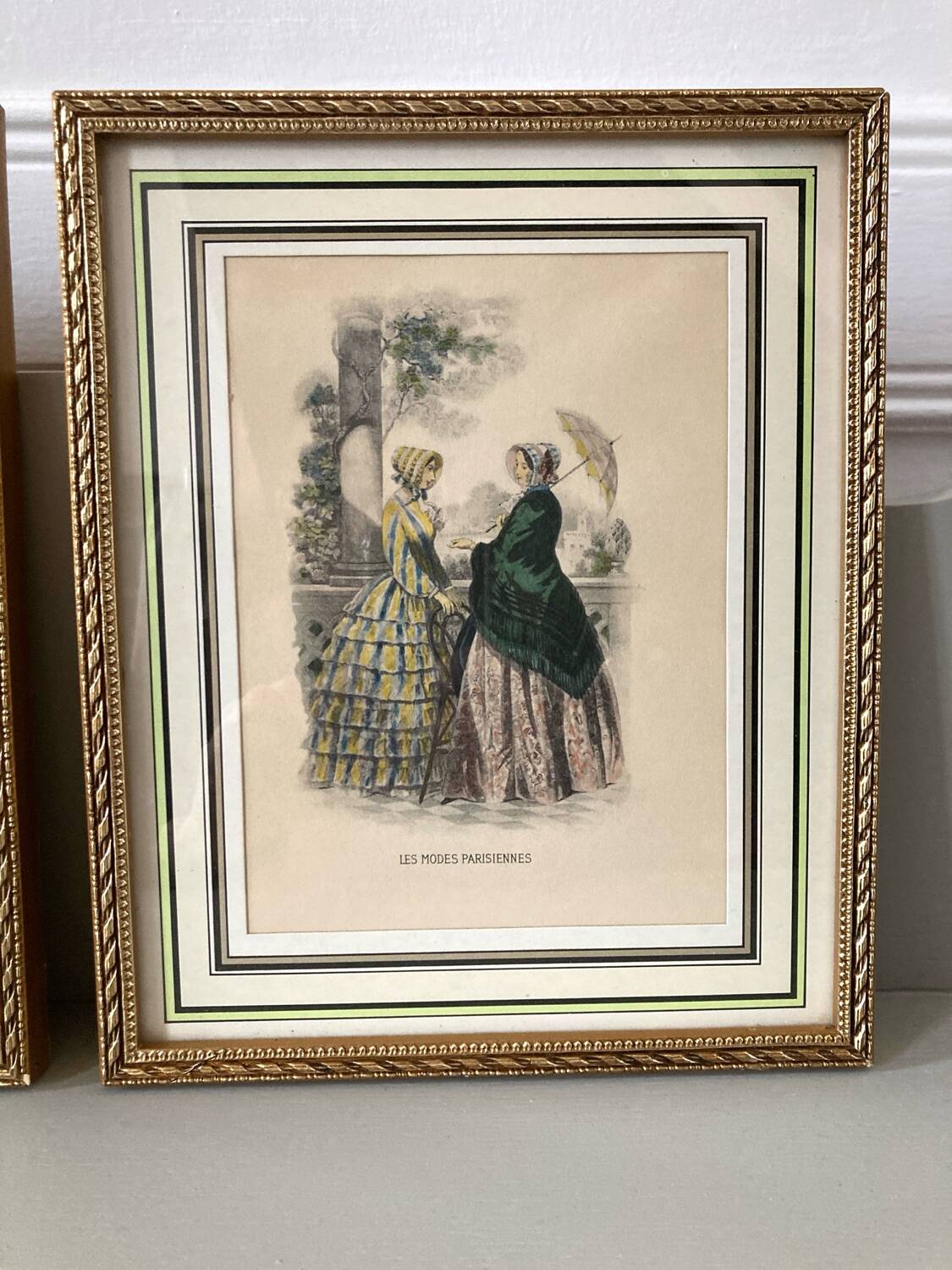 3 fashion engraving paintings