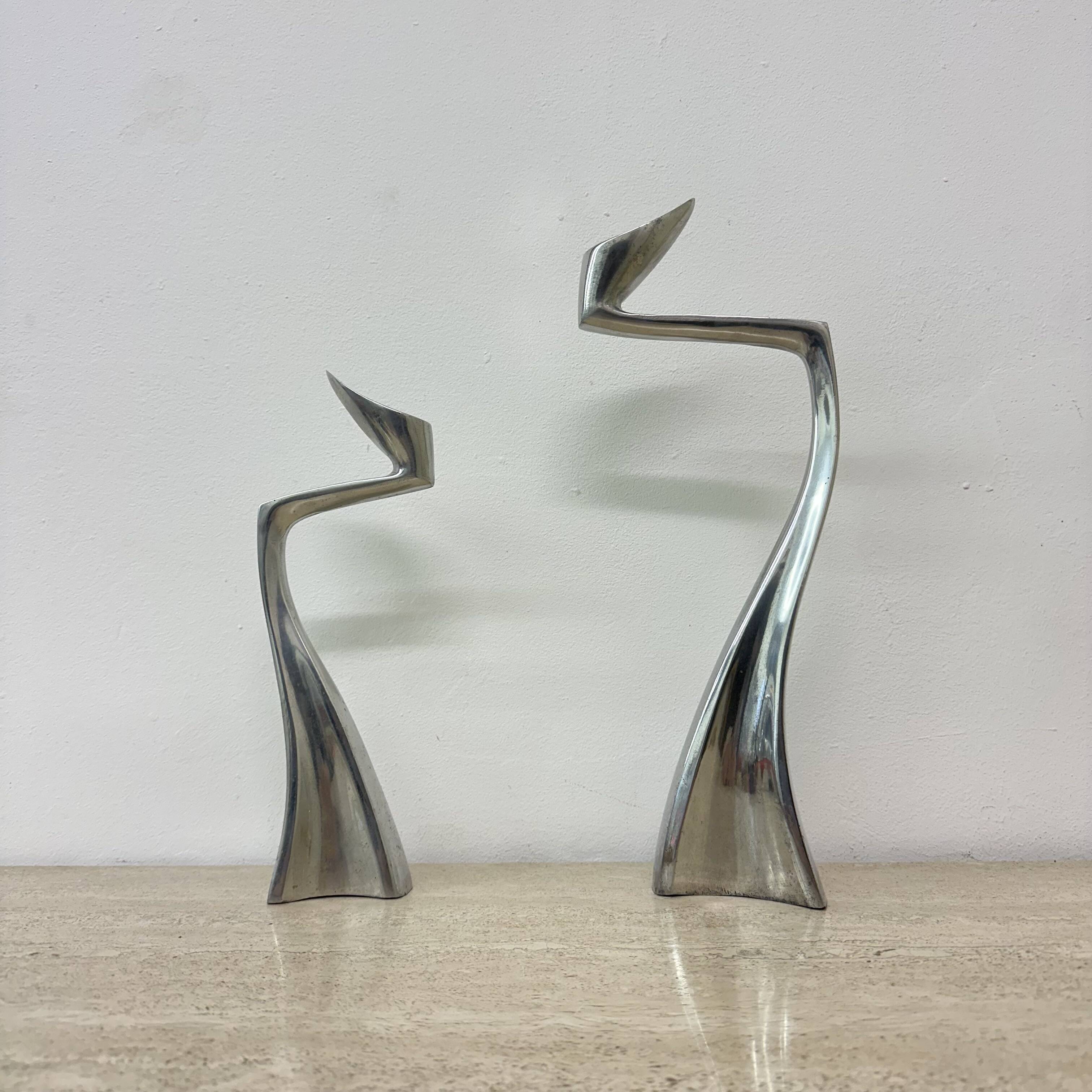 SCP ‘Swan’ / ‘Arclumis’ Candlesticks by Matthew Hilton, 1986