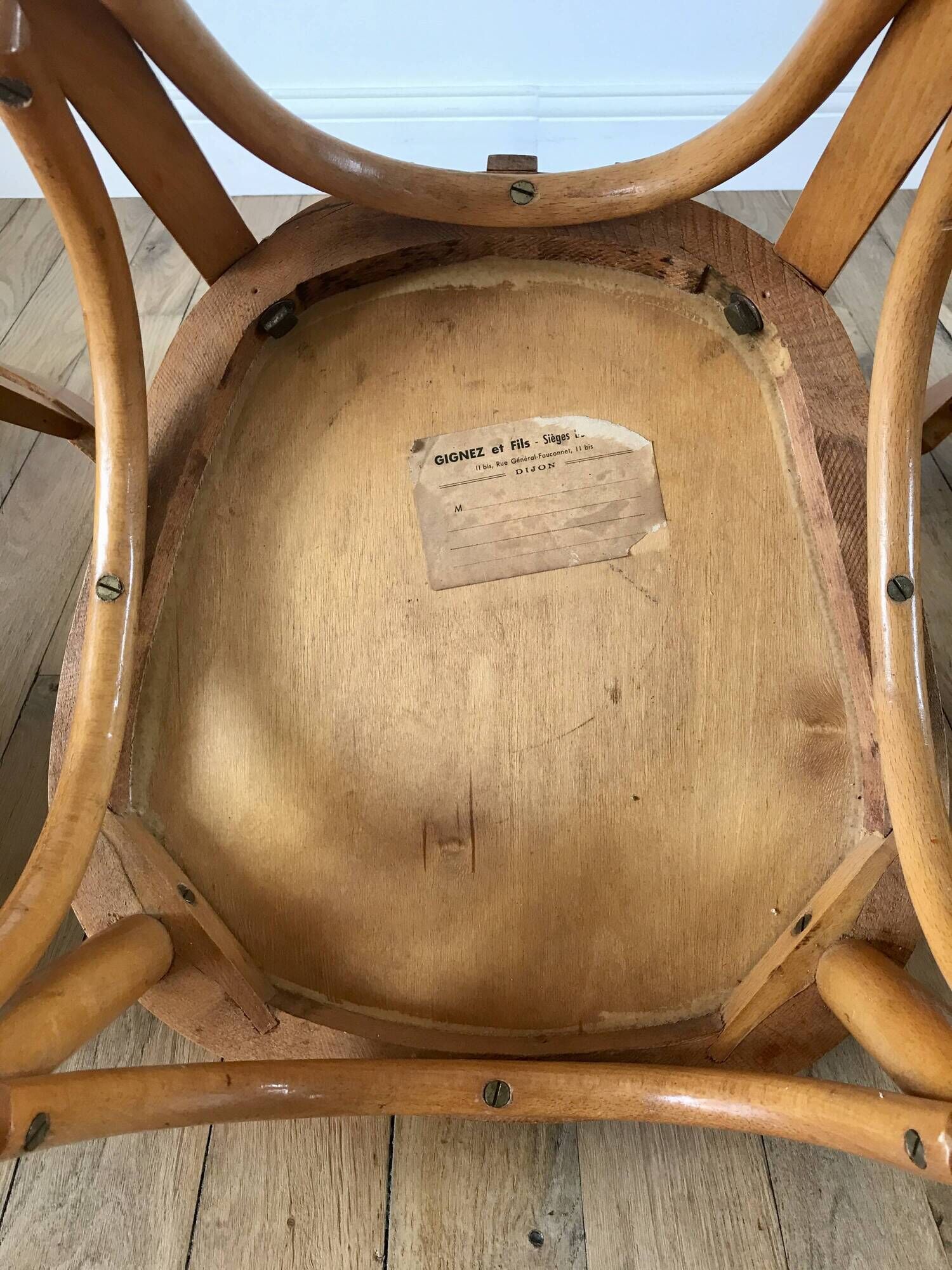 Set of 3 Luterma bistro chairs 50s