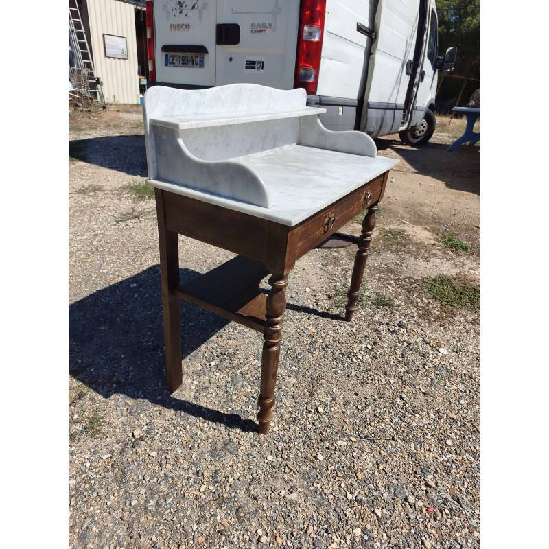 White marble dressing table