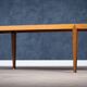 Rectangular coffee table in rosewood, 1960
