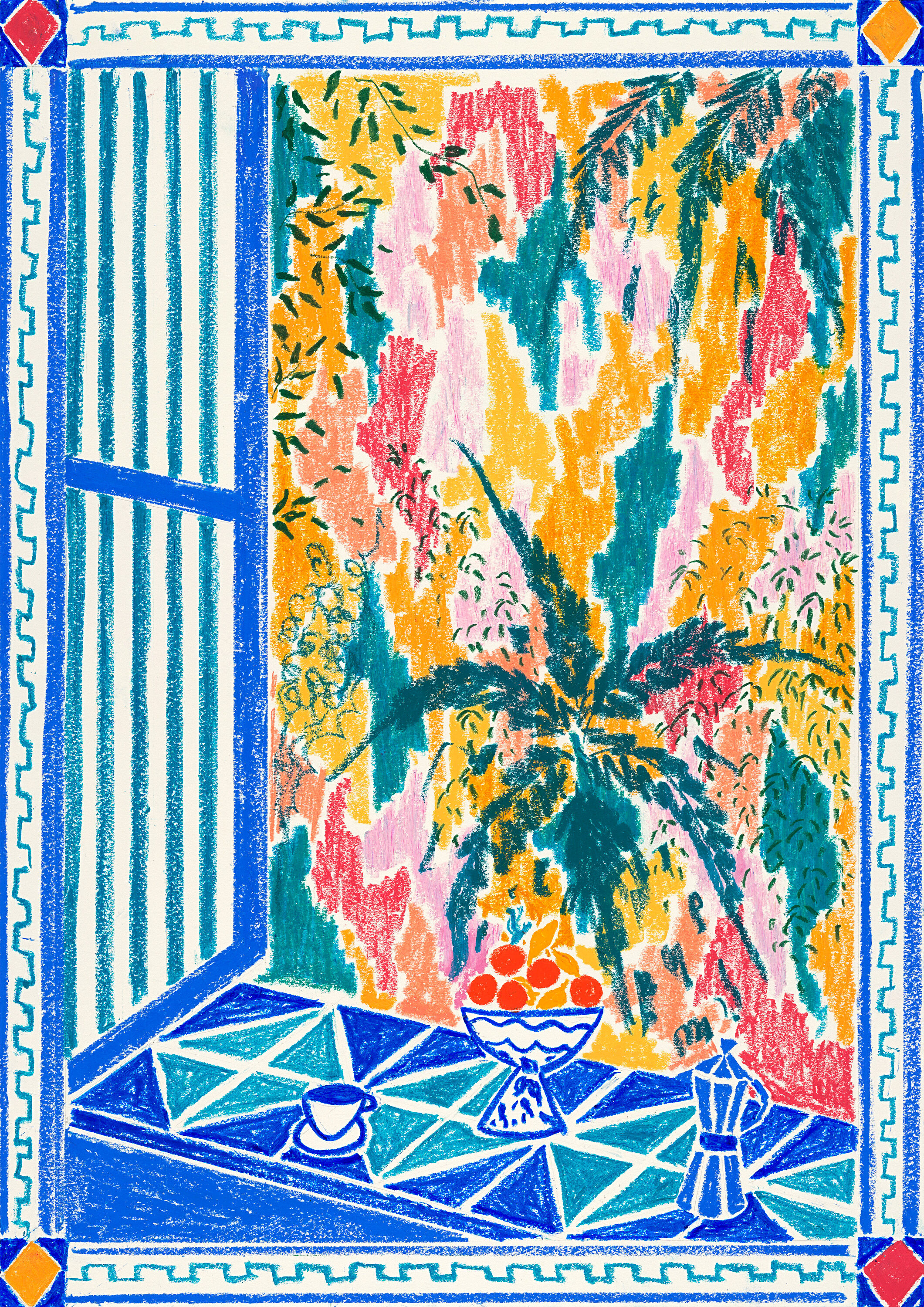 'Dream of Riviera Xiii, Lavender, Earth and Orange Zest'