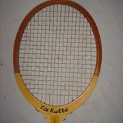Old wooden tennis racket Donnay la Hutte Campus from 1960