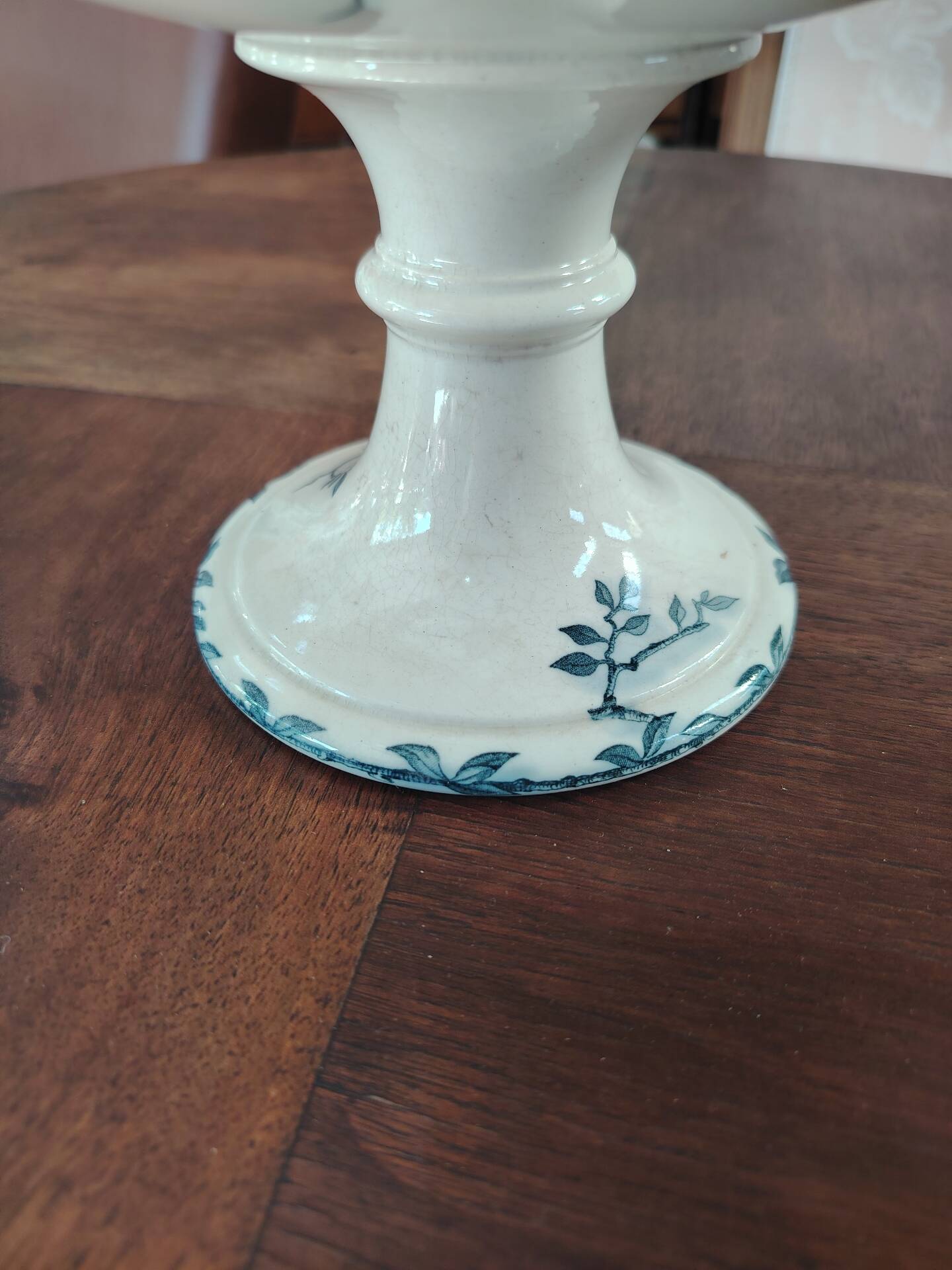 Footed bowl "compotier" in earthenware Choisy-le-Roi HB&Cie Oxford
