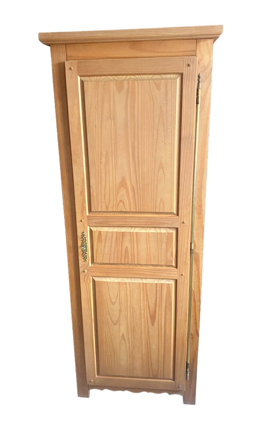 Oak solid wood bonnetière wardrobe