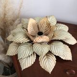 Ceiling wall lamp flower of the 70s