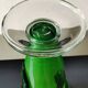Design Vase in Floral/Yellow Rose shape in relief, corolla-shaped neck. Murano style. High 25 cm