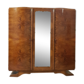 Armoire vintage art déco années 30 / 50 avec miroir central