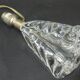 Blown crystal glass lamp/1950/vintage