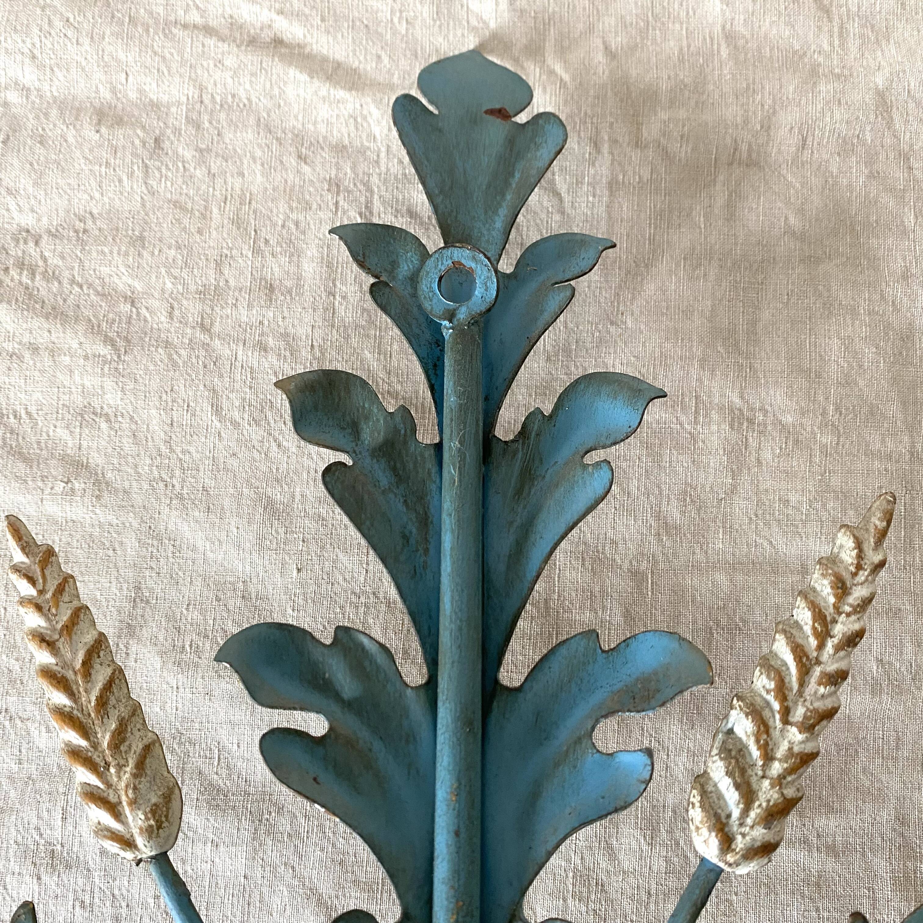 Applique murale italienne épi de blé années 50