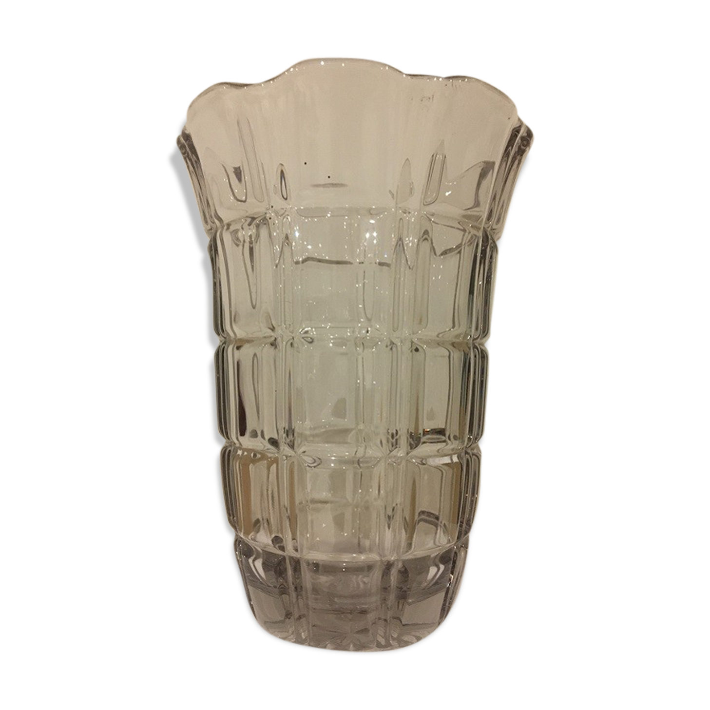 Years glass vase 70s