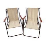 Set of 2 folding chairs