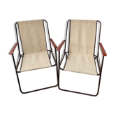 Lot de 2 chaises pliantes