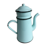 Mint enamelled coffee maker