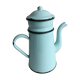 Mint enamelled coffee maker