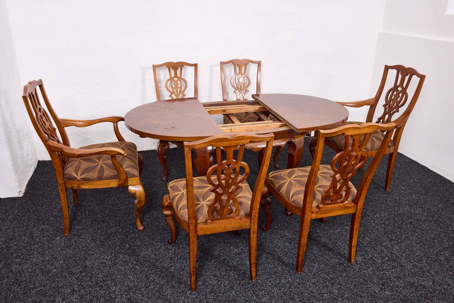 Lajos Kozma, ensemble de 7 pièces baroques Art Déco par Budapest Werkstatten 1920
