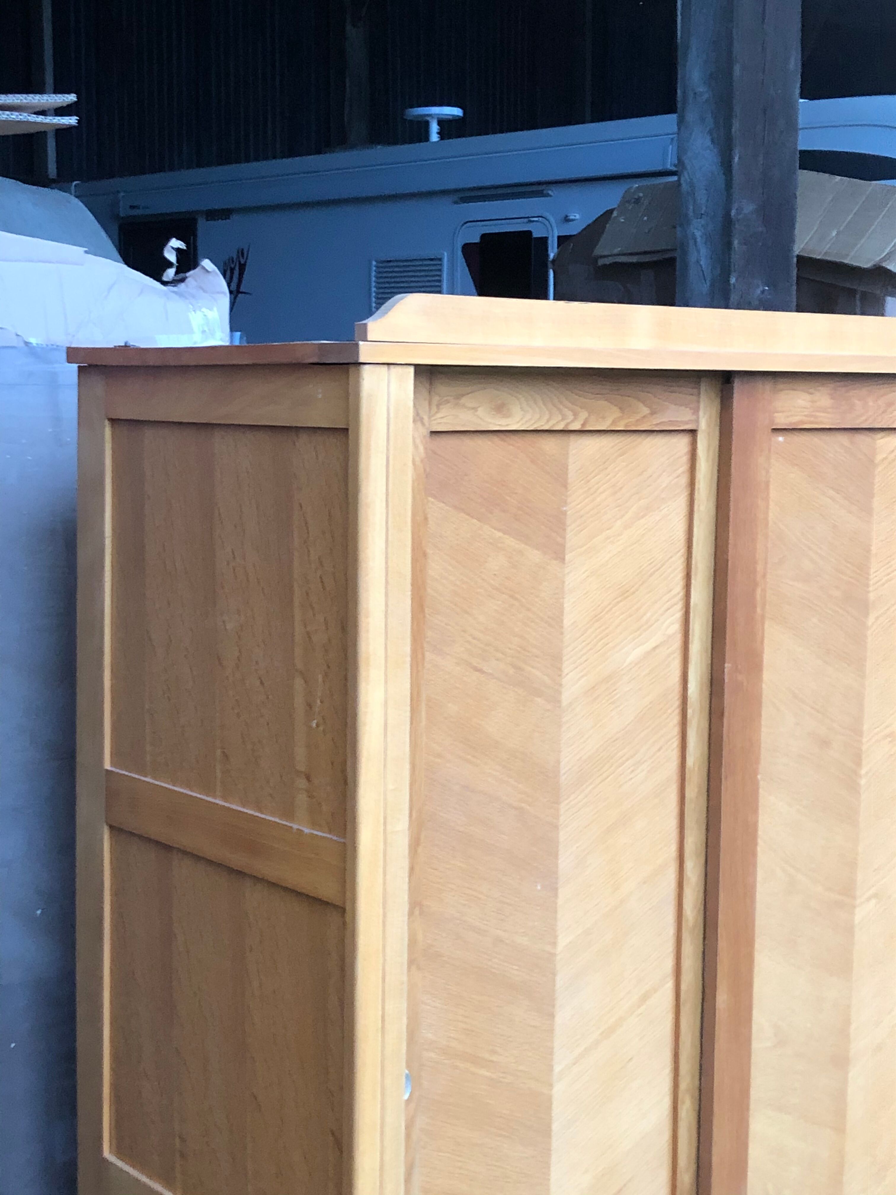 Vintage wardrobe compass feet