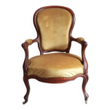 Louis XV armchair in mahogany