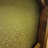 Table et chaises en noyer par Antonio Virgilio pour Bernini Italie années 1970