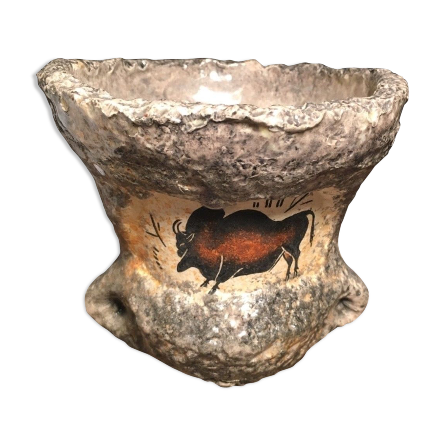 vase signed Vallauris Chiron