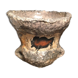 vase signed Vallauris Chiron