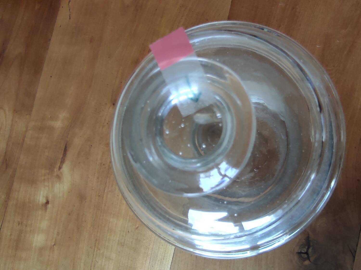 Antique glass candy box/jar