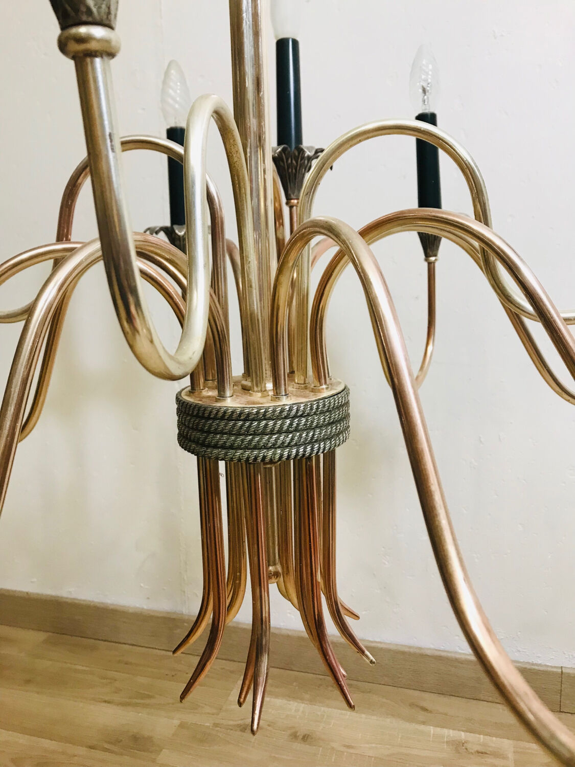 60s palm tree chandelier