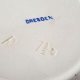 6 anciennes assiettes à dessert Dresden