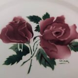 5 assiettes plates Digoin Sarreguemines