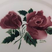 5 assiettes plates Digoin Sarreguemines