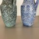 Set of Two Pottery Fat Lava "Supercolor" Vases by Scheurich Germany WGP
