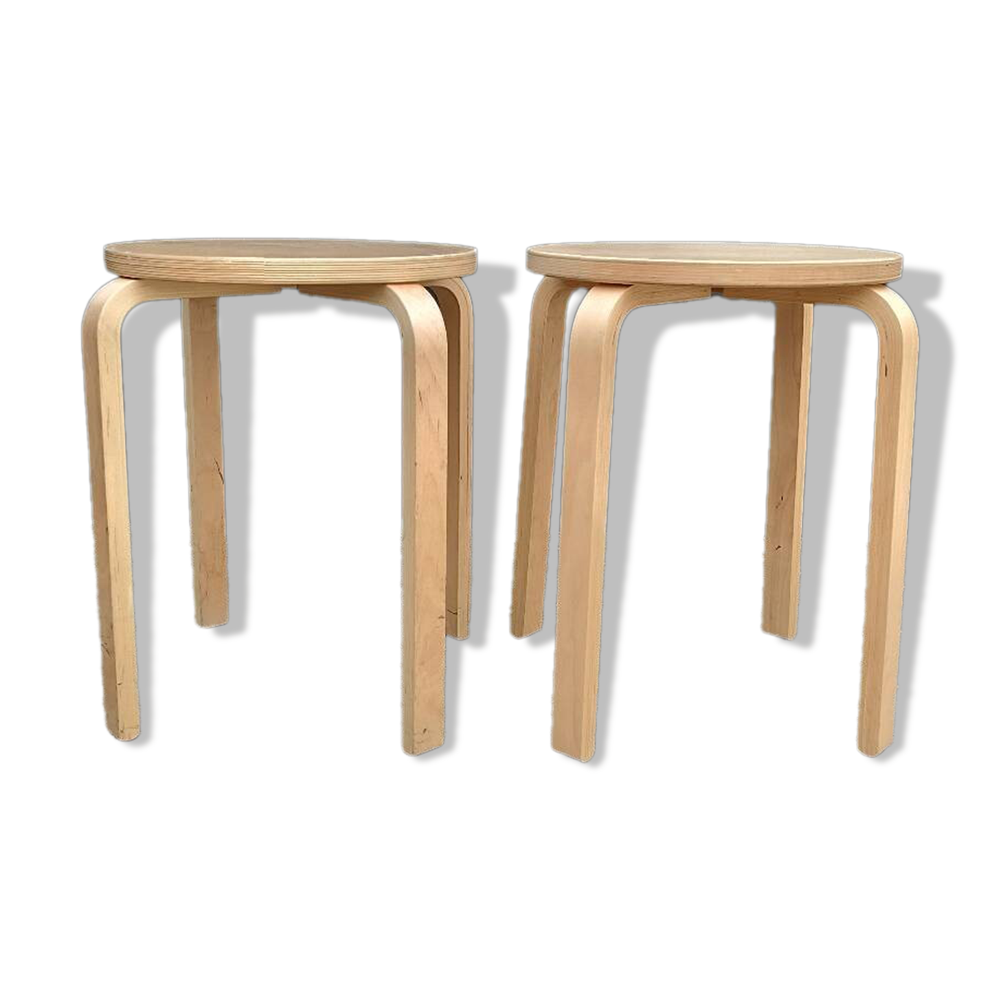 Pair of frosta stools 1990