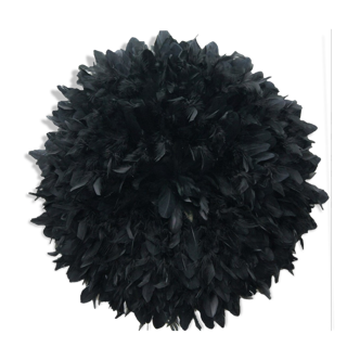 Juju hat Black bohemian feathers