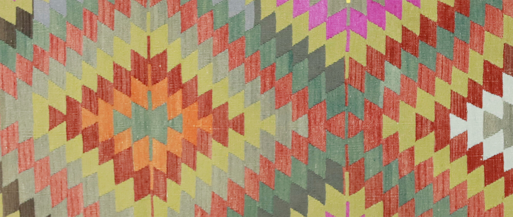 Anatolian handmade kilim rug 275 cm x 87 cm