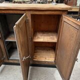 1920 solid oak bar counter