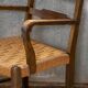 Fauteuil avec assise tissée, Danemark 1930