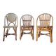Vintage bistro chairs rattan Hardy house