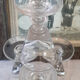 Old bistro glasses with thick bottoms