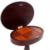 Antique thread table, Northern Europe, around 1860. After renovation.