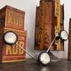 Vintage 3-hook wall-mounted coat rack