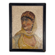 Portrait of a lady in marble mosaic in the antique style, circa 1880.