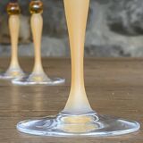 4 flutes de champage cristal d’Arques