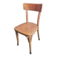 Ancienne chaise bistrot style baumann bois vintage