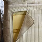 Canapé Togo 4 places en velours beige par Michel Ducaroy, Ligne Roset, 1973