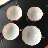 Set of 4 cups Japanese Porcelain
