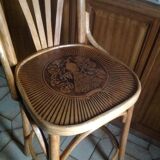 Pair of bar high chairs