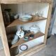 Buffet ouvert en bois 