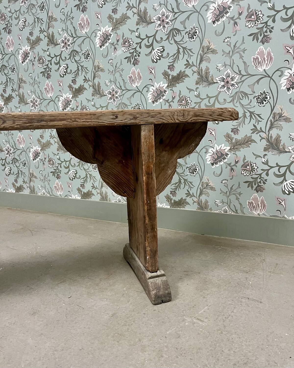 Weathered farm bench