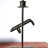 Large brutalist candle holder bottle holder design 60s